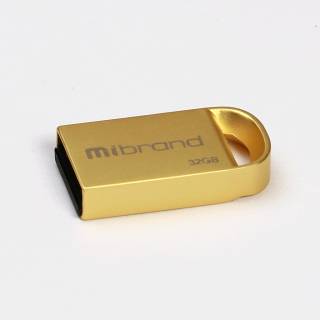 Флеш-память USB Mibrand Lynx 32GB Gold USB 2.0 MI2.0/LY32M2G