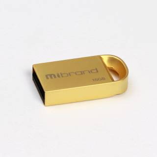 Флеш-память USB Mibrand Lynx 16GB Gold USB 2.0 MI2.0/LY16M2G