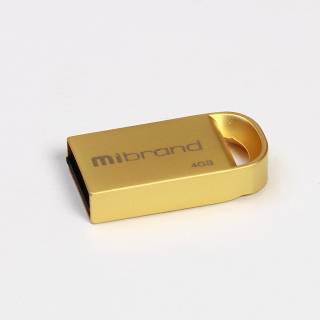 Флеш-память USB Mibrand Lynx 4GB Gold USB 2.0 MI2.0/LY4M2G