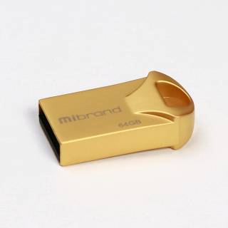 Флеш-память USB Mibrand Hawk 64GB Gold USB 2.0 MI2.0/HA64M1G
