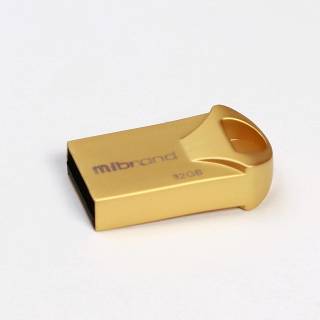 Флеш-память USB Mibrand Hawk 32GB Gold USB 2.0 MI2.0/HA32M1G