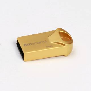 Флеш-память USB Mibrand Hawk 8GB Gold USB 2.0 MI2.0/HA8M1G
