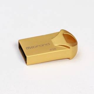 Флеш-память USB Mibrand Hawk 4GB Gold USB 2.0 MI2.0/HA4M1G