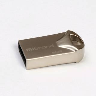 Флеш-память USB Mibrand Hawk 64GB Silver USB 2.0 MI2.0/HA64M1S