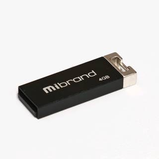 Флеш-память USB Mibrand Chameleon 4GB Black USB 2.0 MI2.0/CH4U6B