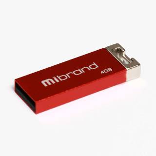 Флеш-память USB Mibrand Chameleon 4GB Red USB 2.0 MI2.0/CH4U6R