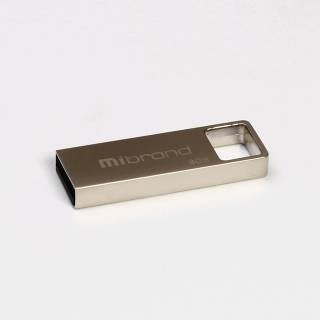 Флеш-память USB Mibrand Shark 8GB Silver USB 2.0 MI2.0/SH8U4S