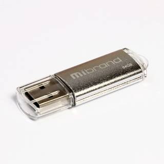 Флеш-память USB Mibrand Cougar 64GB Silver USB 2.0 MI2.0/CU64P1S