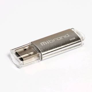 Флеш-память USB Mibrand Cougar 32GB Silver USB 2.0 MI2.0/CU32P1S