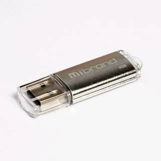 Флеш-память USB Mibrand Cougar 4GB Silver USB 2.0 MI2.0/CU4P1S