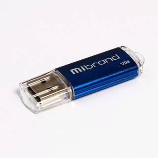 Флеш-память USB Mibrand Cougar 32GB Blue USB 2.0 MI2.0/CU32P1U