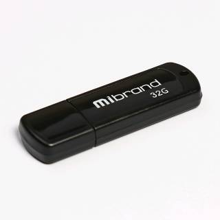 Флеш-память USB Mibrand Grizzly 32GB Black USB 2.0 MI2.0/GR32P3B