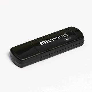 Флеш-память USB Mibrand Grizzly 8GB Black USB 2.0 MI2.0/GR8P3B