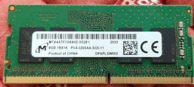 Оперативная память Micron So-Dimm DDR4 8GB 3200MHz CL22 MTA4ATF1G64HZ-3G2E1