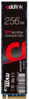 Внутренний HDD/SSD AddLink S70 256GB M.2 2280 NVMe GEN3 x4 TLC ad256GBS70M2P