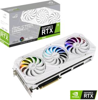 Видеокарта ASUS ROG Strix GeForce RTX 3090 White OC Edition 24GB ROG-STRIX-RTX3090-O24G-WHITE