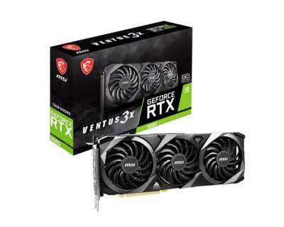 Видеокарта MSI GeForce RTX 3060 VENTUS 3X 12GB OC RTX 3060 VENTUS 3X 12G OC