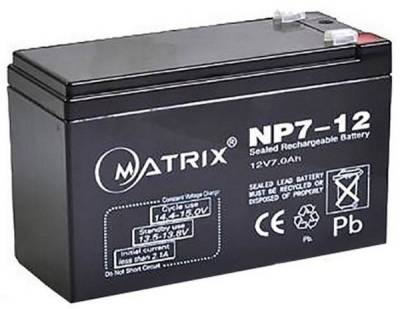 Аккумуляторная батарея Matrix 12V - 7AH (NP7-12) BAT-MATR-NP7-12