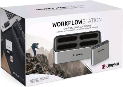 Картридер Kingston Workflow Station Dock USB 3.2 Gen2 USB-A/C Hub WFS-U