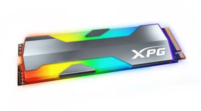 Накопитель A-Data SPECTRIX S20G RGB 1TB M.2 2280 NVMe PCIe 3.0 x4 TLC ASPECTRIXS20G-1T-C