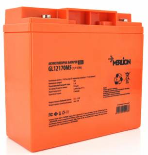 Аккумуляторная батарея Merlion 12V - 17Ah (GL12170M5)