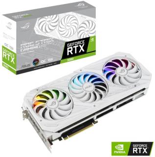Видеокарта ASUS ROG Strix GeForce RTX 3080 White Edition 10GB ROG-STRIX-RTX3080-O10G-WHITE-V2