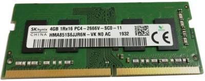 Оперативная память Hynix So-Dimm DDR4 4GB 2666MHz CL19 HMA851S6JJR6N-VK