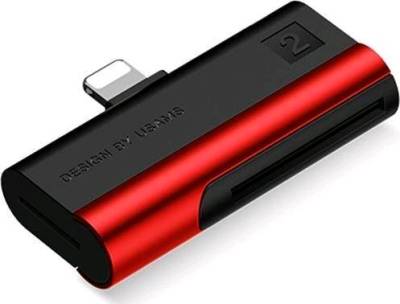 Картридер USAMS US-SJ430 Lightning Port (SD card+TF card) Red SJ430DKQ02