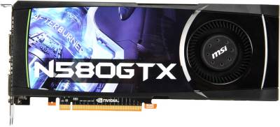 Видеокарта MSI GeForce GTX580 1536MB N580GTX-M2D15D5/OC
