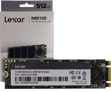 Внутренний HDD/SSD Lexar NM100 512GB M.2 2280 TLC LNM100-512RB