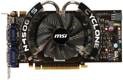 Видеокарта MSI GeForce GTS450 1GB N450GTS Cyclone 1GD5/OC