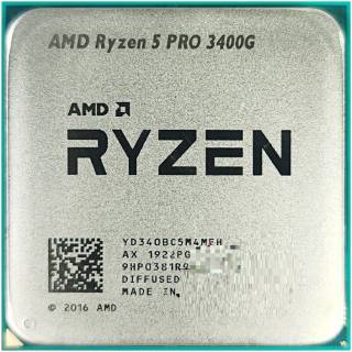 Процессор AMD Ryzen 5 PRO 3400G Tray YD340BC5M4MFH
