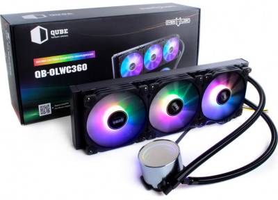 Кулер QUBE QB-OLWC360ARGB