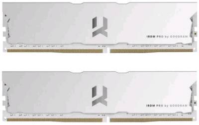 Оперативная память Goodram IRDM PRO White DDR4 16GB (2x8GB) 4000MHz CL18 Kit IRP-W4000D4V64L18S/16GDC