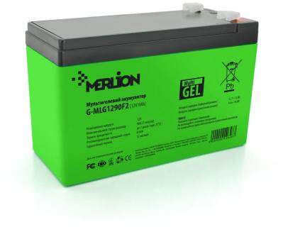 Аккумуляторная батарея Merlion G-MLG1290F2 Green
