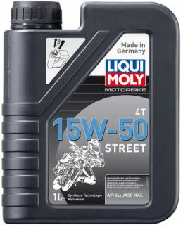 LIQUI MOLY MOTORBIKE 4T 15W-50 STREET 1л 2555