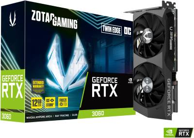 Видеокарта ZOTAC GAMING GeForce RTX 3060 Twin Edge OC 12GB ZT-A30600H-10M