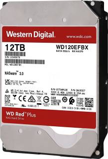Внутренний HDD/SSD Western Digital WD RED Plus 12TB 7200rpm 256MB WD120EFBX