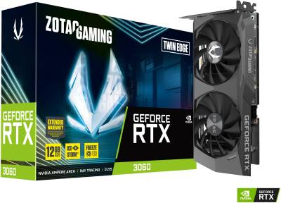 Видеокарта ZOTAC GAMING GeForce RTX 3060 Twin Edge 12GB ZT-A30600E-10M