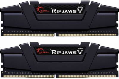 Оперативная память G.Skill Ripjaws V Black DDR4 32GB (2x16GB) 4000MHz CL18 Kit F4-4000C18D-32GVK