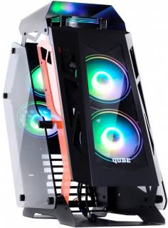 Корпус QUBE Stalker  (STALKER_FMBU3) Black-Orange