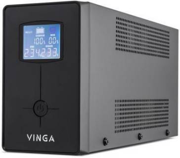 ИБП Vinga LCD 2000VA metall case VPC-2000M
