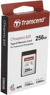 Карта памяти Transcend CFExpress 820 Type B 256GB TS256GCFE820