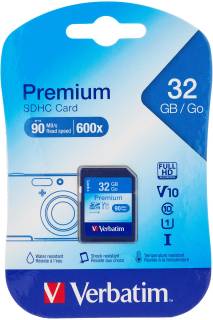 Карта памяти Verbatim SDHC Premium 32GB 43963