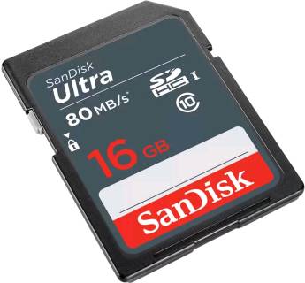 Карта памяти SanDisk SDHC Ultra 16GB SDSDUNS-016G-GN3IN