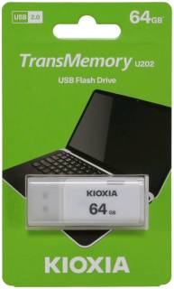 Флеш-память USB Kioxia TransMemory U202 64GB White USB 2.0 LU202W064GG4
