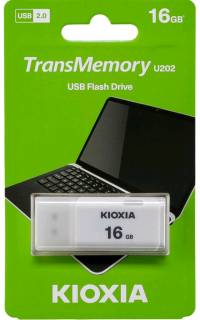 Флеш-память USB Kioxia TransMemory U202 16GB White USB 2.0 LU202W016GG4