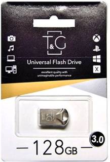 Флеш-память USB T&G 106 Metal series 128GB Silver USB 3.0 TG106-128G3