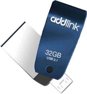 Флеш-память USB AddLink T55 Blue 32GB USB 3.1 Micro USB ad32GBT55B3