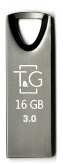 Флеш-память USB T&G 117 Metal Series 16GB Black USB 2.0 TG117BK-16G3